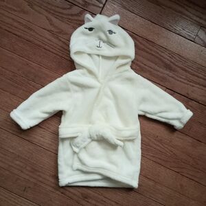 Fleece Cat-Ear Fuzzy Bath Robe‎